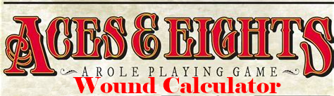 Aces & Eights Wound Calculator